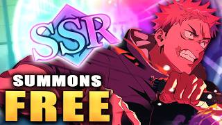 *GLOBAL* FREE SSR`s PULLED! ALL FREE BANNERS F2P SUMMONS! (JJK: Phantom Parade)