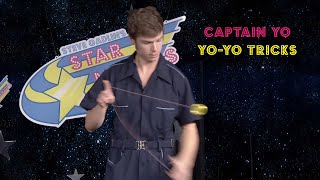 Captain Yo performs Yo-Yo tricks!