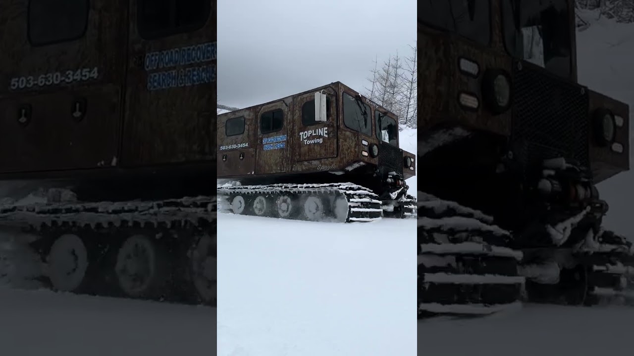 Snow recovery in snowcat Rusty 