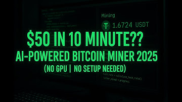 $50 in 10 Minutes? AI-Powered Bitcoin Miner 2025 (No GPU | No Setup Needed)