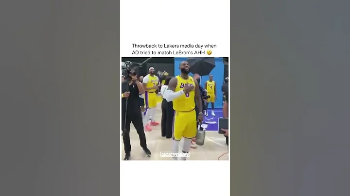 Lebron James And Anthony Davis Screaming 😱 #shorts