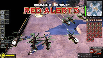 Red Alert 3 War of Powers MOD Soviet in the most CRAZIEST PVE MAP! Enemy End Tier Coming In FAST!