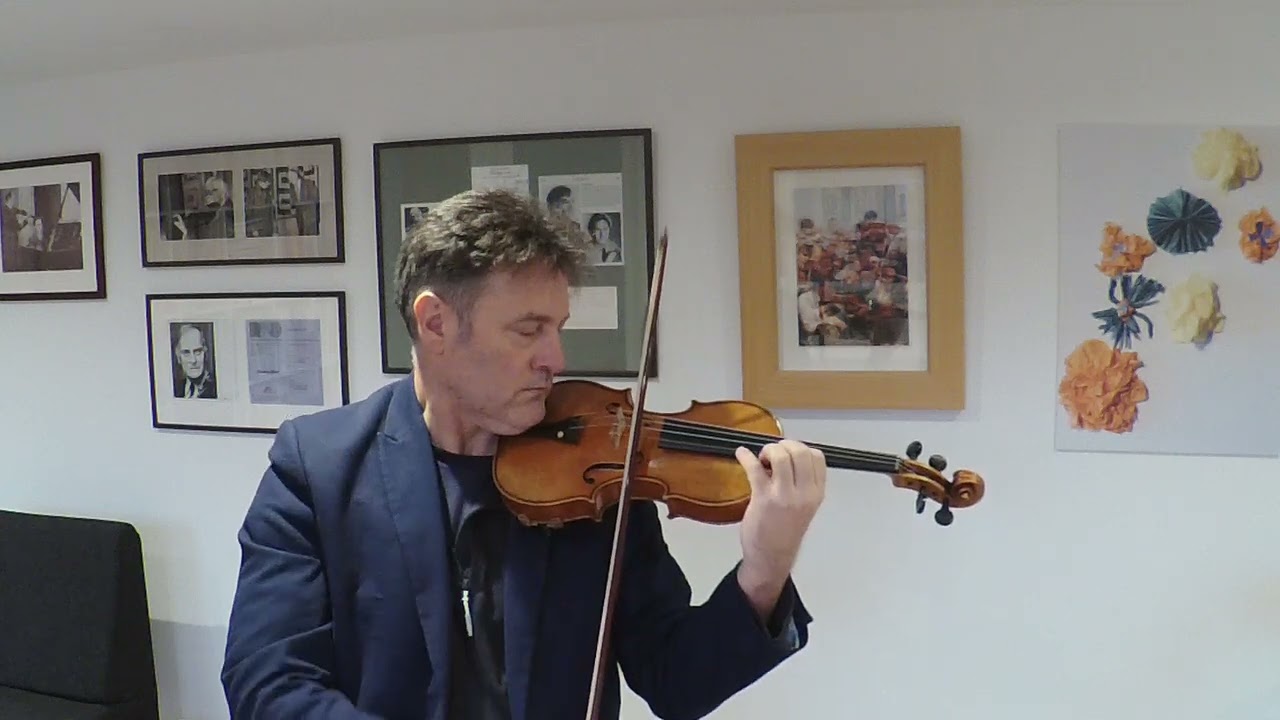 Trinity Grade 6 Violin Scale F major learning the notes