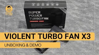 Unboxing The Violent Turbo Fan X3 Powerful Mini Blower For Dust, Water, And Leaves No Commentary
