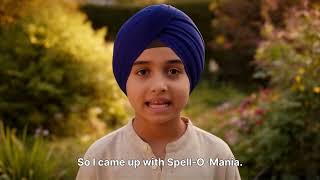 Jasjeet Ahuja, Age 11, Education Learning Games Spell-O-Mania