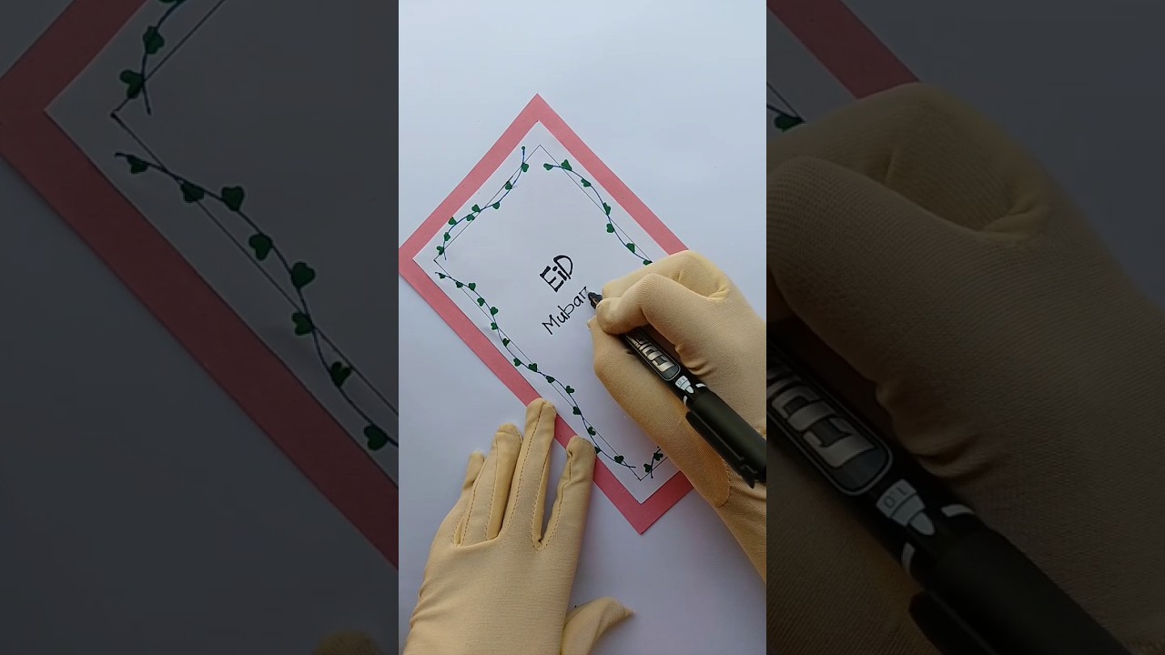 Handmade Eid Card✂️ | DIY Eid Card Making 