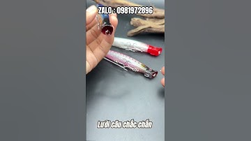 Mồi câu cá Chẽm, câu cá Măng,Nhồng,Lóc #fishing #fishingvideo #lure  #caucaloc