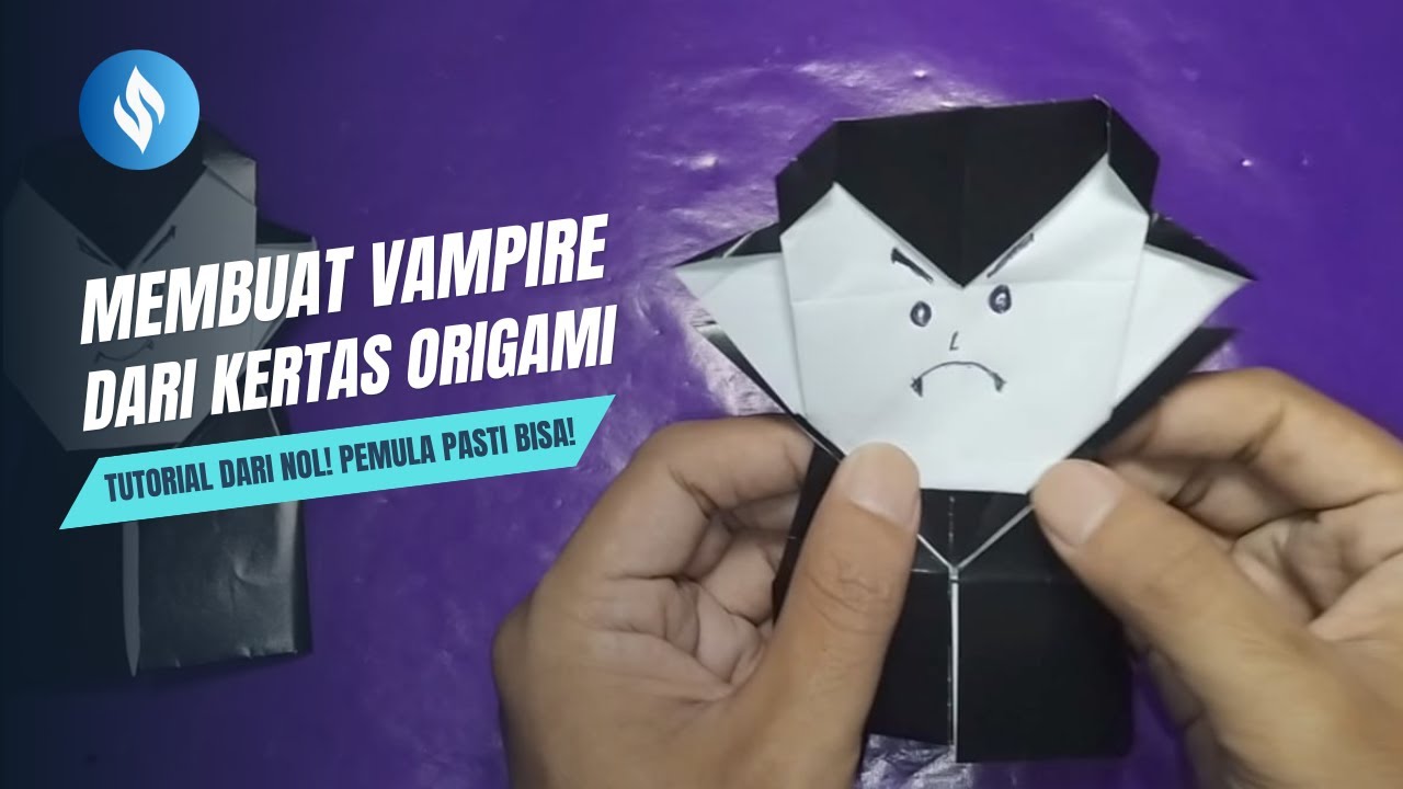 ORIGAMI VAMPIRE | How To Make Vampire From Origami | Tutorial Origami Vampire!