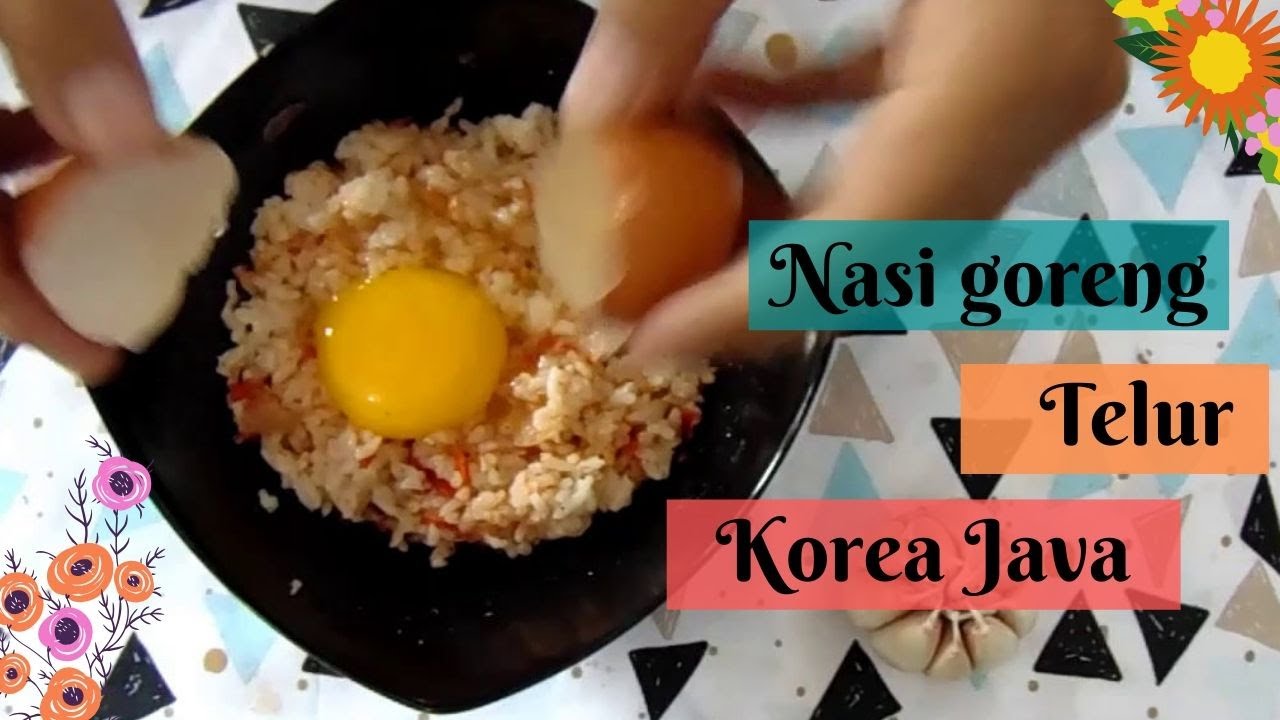  nasi  goreng telur  korea  java perpaduan nasi  viral  korea  