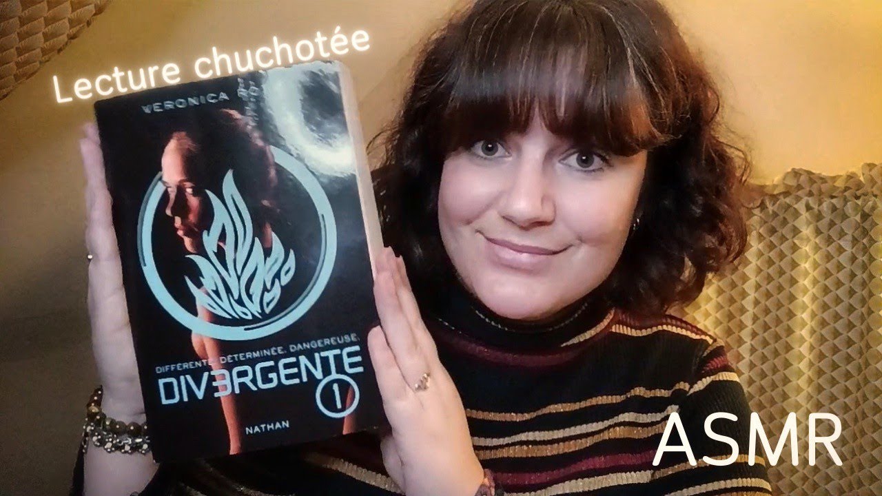 ASMR FRANCAIS | Lecture chuchotée du livre Divergente 🌜 Endors toi avec le son de ma voix