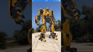 ARKit Bumblebee transformer @iPhoneConcepts