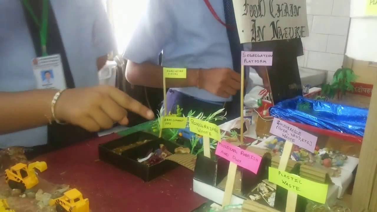 Waste Disposable Technique - Best Model Project for Science in School