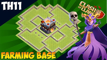 NEW BEST! TH11 dark elixir farming base 2021 WITH LINK | PROTECT YOUR DARK ELIXIR ! | Clash of Clans