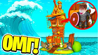 ⚔️Я ПОСТРОИЛ БАЗУ ВИКИНГОВ 999 УРОВНЯ! Viking Tycoon Роблокс