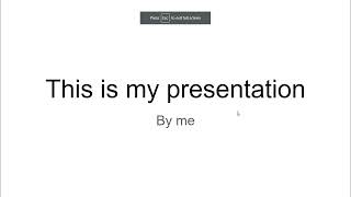 How to show "speaker notes" in Google Slides on iPad or Desktop Profile