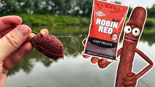 Method Feeder Fishing With Peperami and Robin Red Pellets | Supermarket Baits