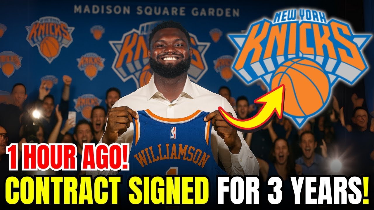 ZION WILLIAMSON UNVEILED AS NEW KNICKS STAR IN BLOCKBUSTER | new york knicks rumors