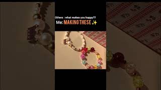 If you’re confused what to gift her… this isit✨#handmade#bracelets#handmadejewelry DM for Oders 💌