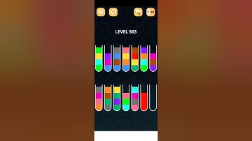 COLOR SORT PUZZLE LEVEL 563