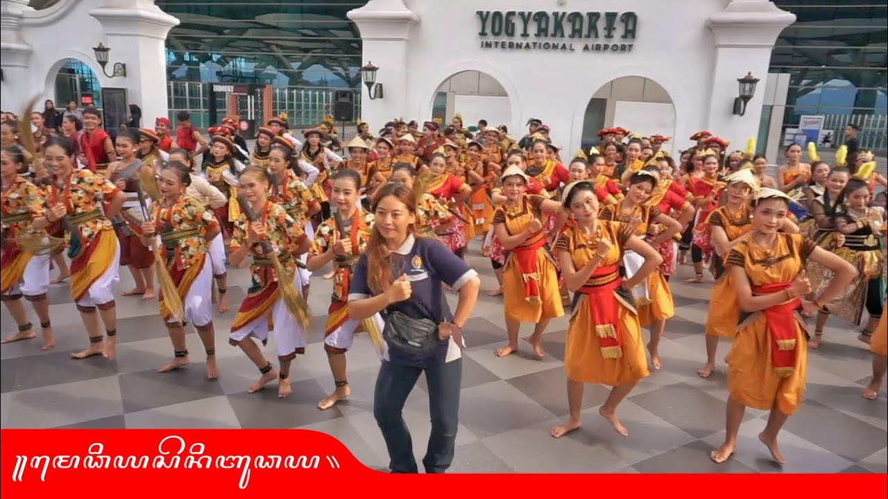 Gayeng, Flashmob Tari Reog Gunungkidulan di Bandara YIA