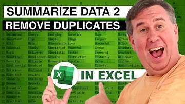 Excel Data Cleanup: Remove Duplicates - Episode 2188