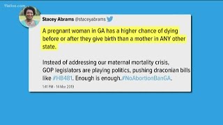 Stacey Abrams weighs in on Georgia 'heartbeat' abortion bill