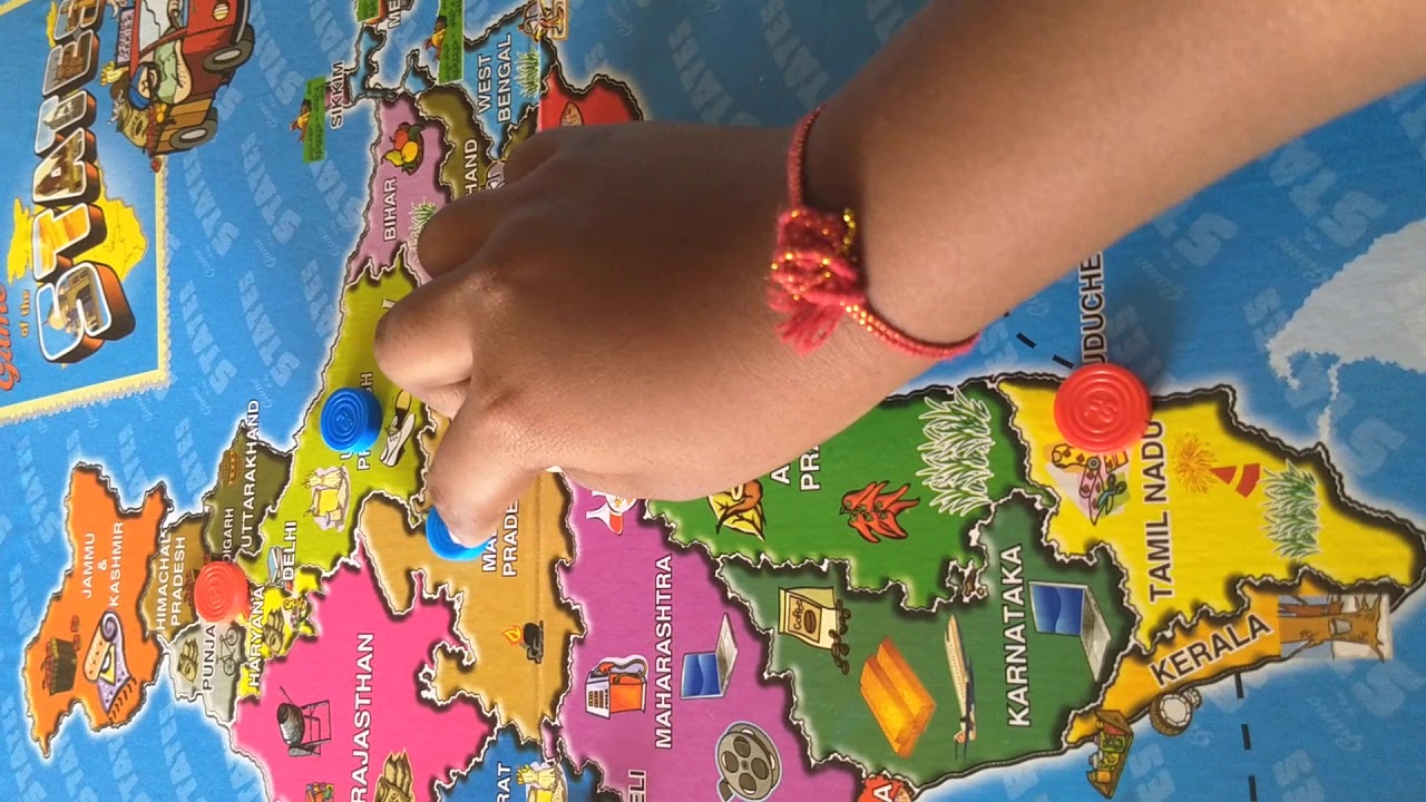 How To Play The Game Of The States easy Way funskool YouTube
