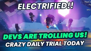 ELECTRIFIED (Enemy) + Gravity Pulse (Player) means Troubles in Minecraft Dungeons