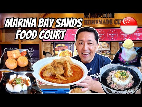Amazing Michelin Awarded Curry at Marina Bay Sands Food Court! 🇸🇬 Michelin Restaurants Singapore