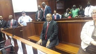 Former South African President Jacob Zuma Docked For Corruption Charges