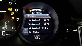 Porsche Multifunction Display Show Turbo Boost