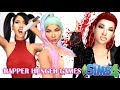 FEMALE RAPPER HUNGER GAMES | The Sims 4