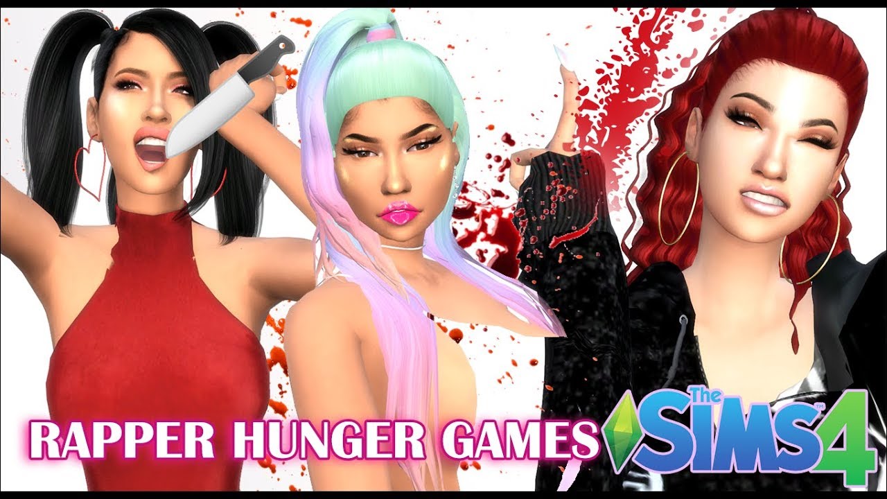 FEMALE RAPPER HUNGER GAMES | The Sims 4