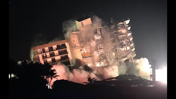 Collapsed Florida condo demolished amid safety concerns