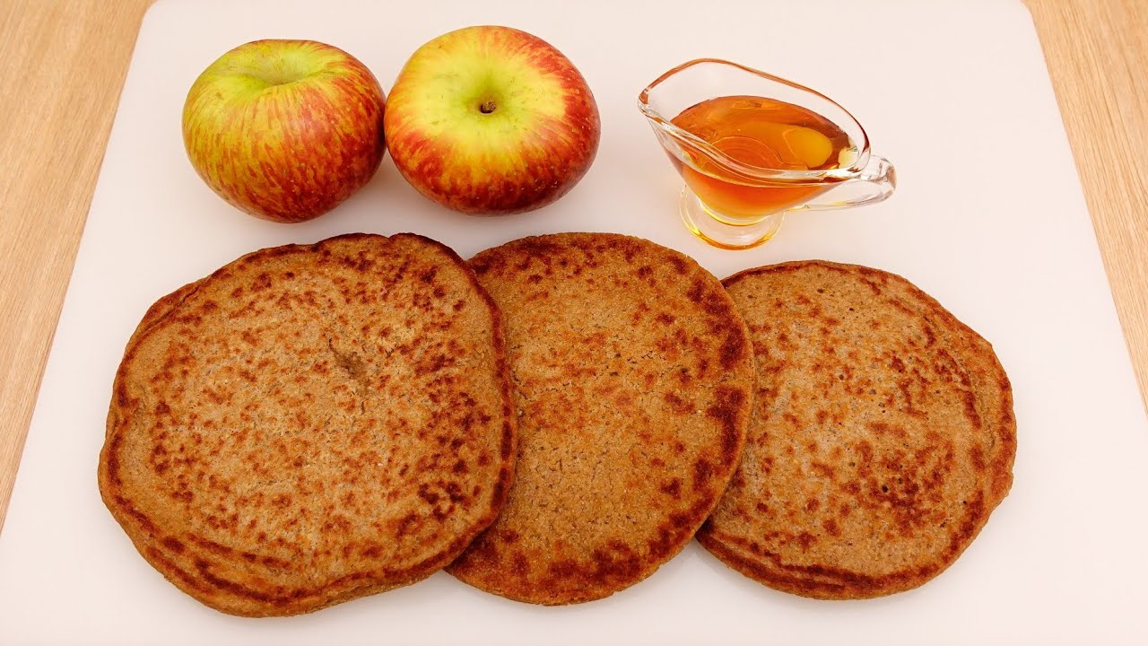 (español) PANCAKES DE AVENA SIN AZÚCAR SUPER RICO YouTube