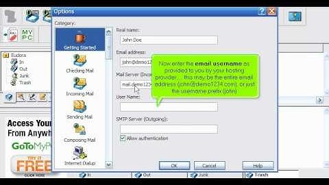 micfo | how to setup an email account in Eudora