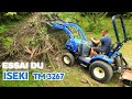 Essai du tracteur Iseki Tm3267 hydrostatique avec chargeur frontal