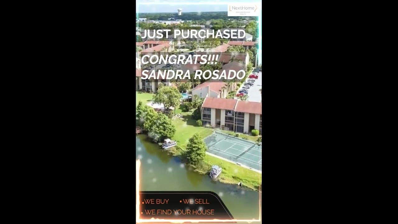 Just Purchased Sandy Cove Condominium in Altamonte Springs YouTube