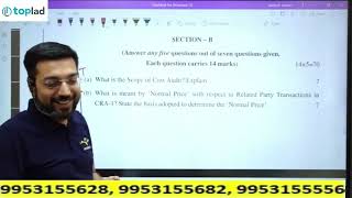 Information Basics Of Cost Audit Cost & Management Audit Class 1 CMA final Gr 4 By CA Raghav Goel Sir Guide
