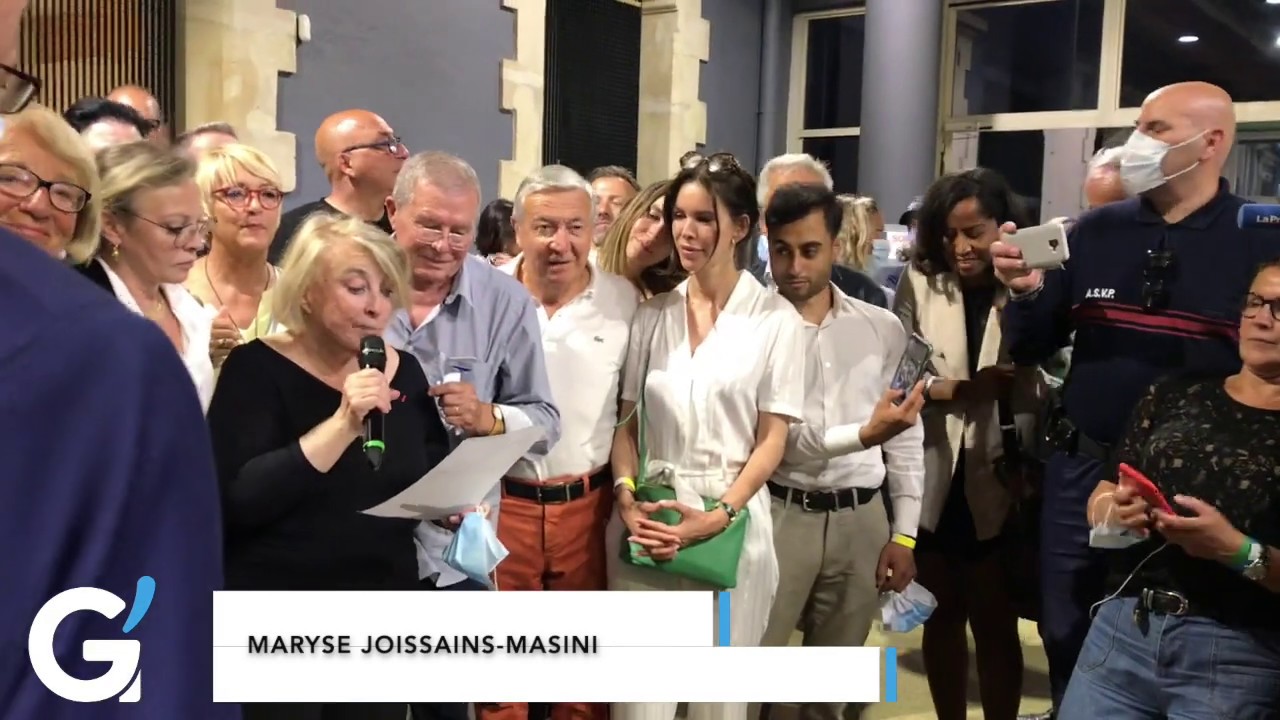 Maryse Joissains annonce sa victoire devant ses partisans