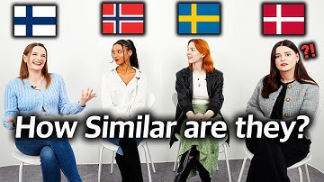Can Nordic Countries Understand Each Other? (Finnish, Danish, Swedish, Norwegian)