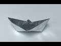 how to make aluminum foil boat for kids