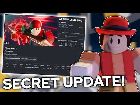 NEW LEAKED SECRET GAME... (Roblox Arsenal)