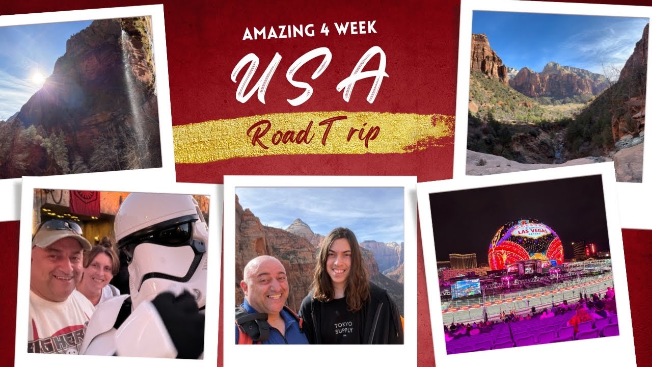 Ultimate 4-Week USA Road Trip 🇺🇸 | From F1 Vegas to National