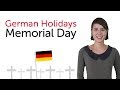 German Holidays - Volkstrauertag (German Memorial day)