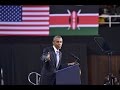 Obama in Kenya: President Barack Obama's speech at Kasarani - full