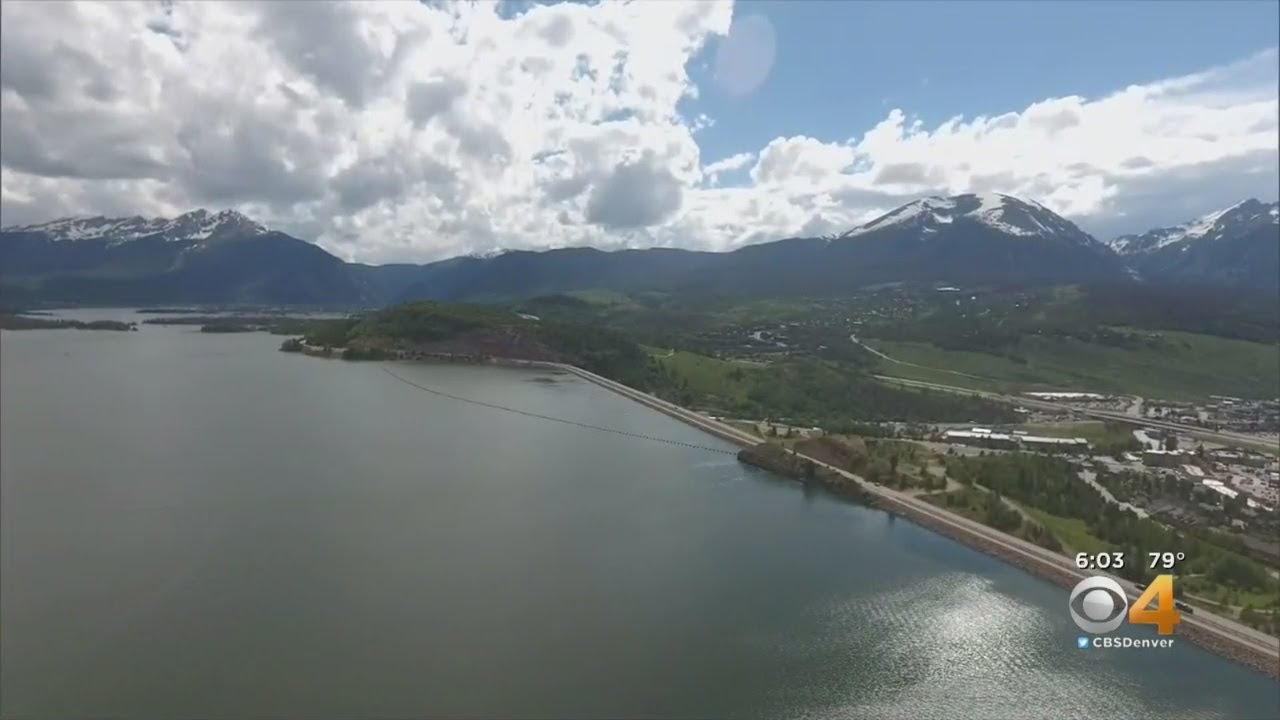 newspaper mockup Dillon Reservoir Fills Up, Blue River Overflows