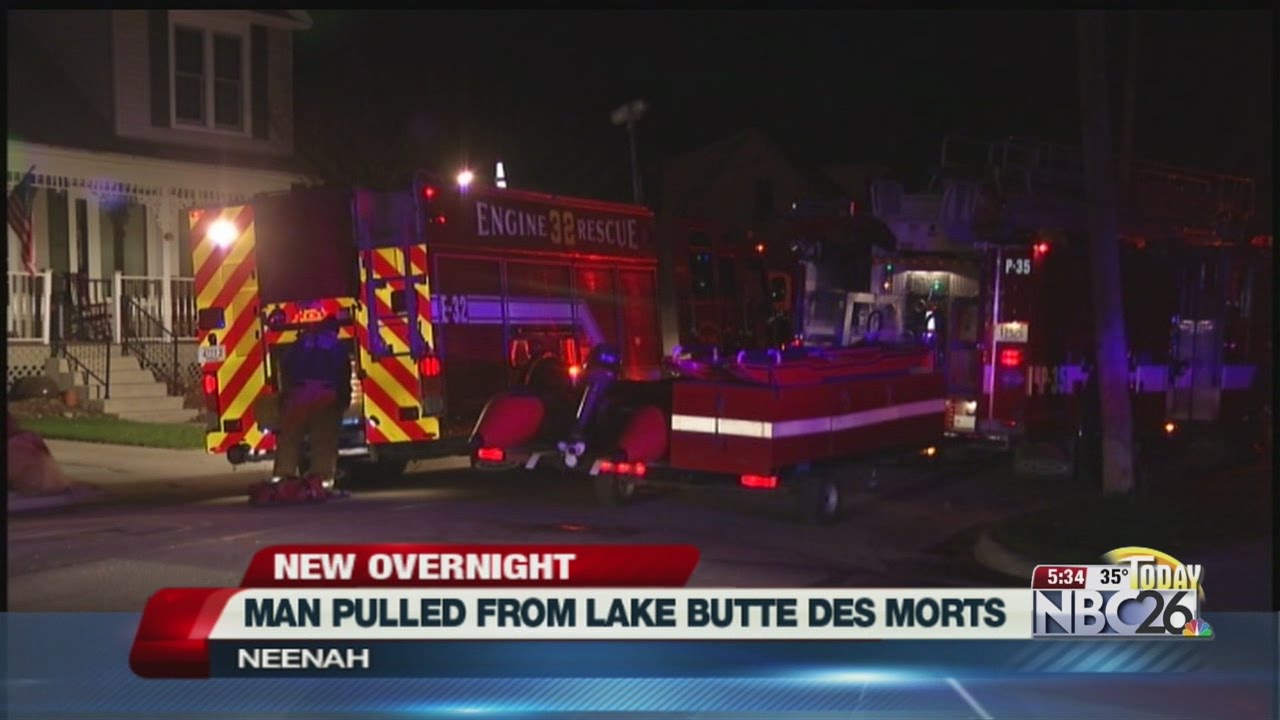 Man rescued from Little Lake Butte Des Morts
