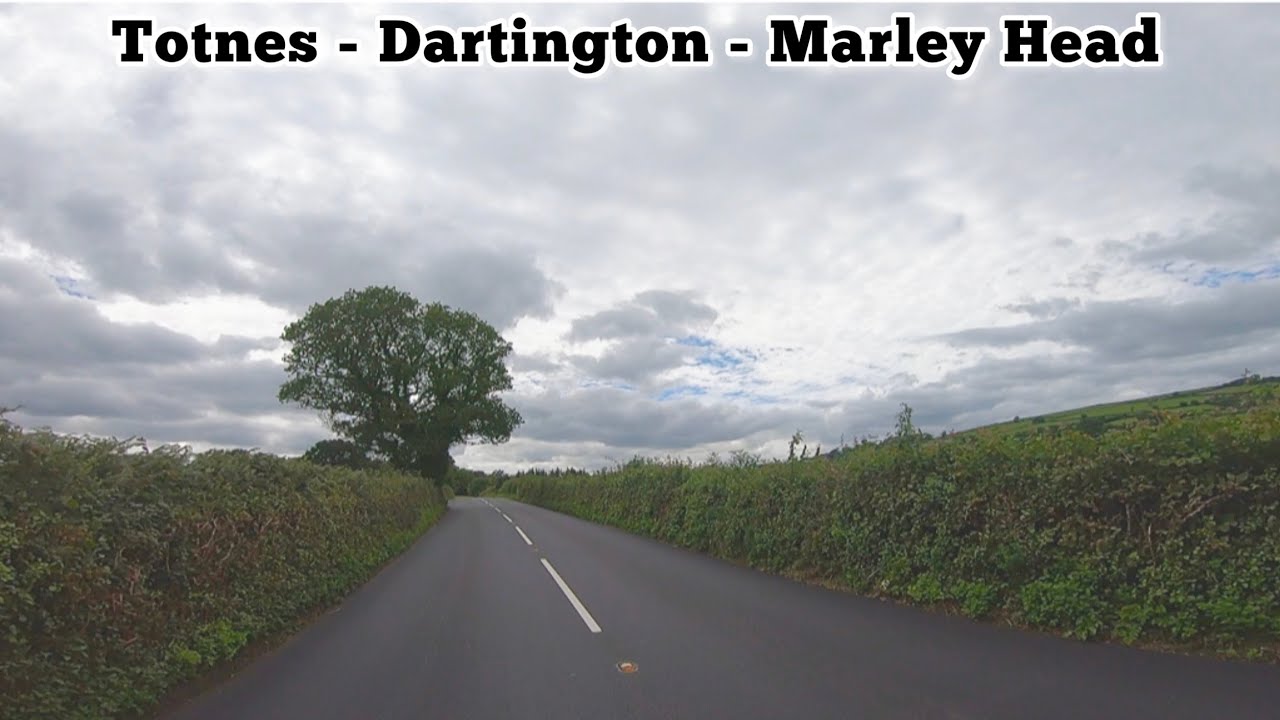 A drive with us production 01/08/23  Totnes - Dartington- Marley Head South Devon real time UK GoPro