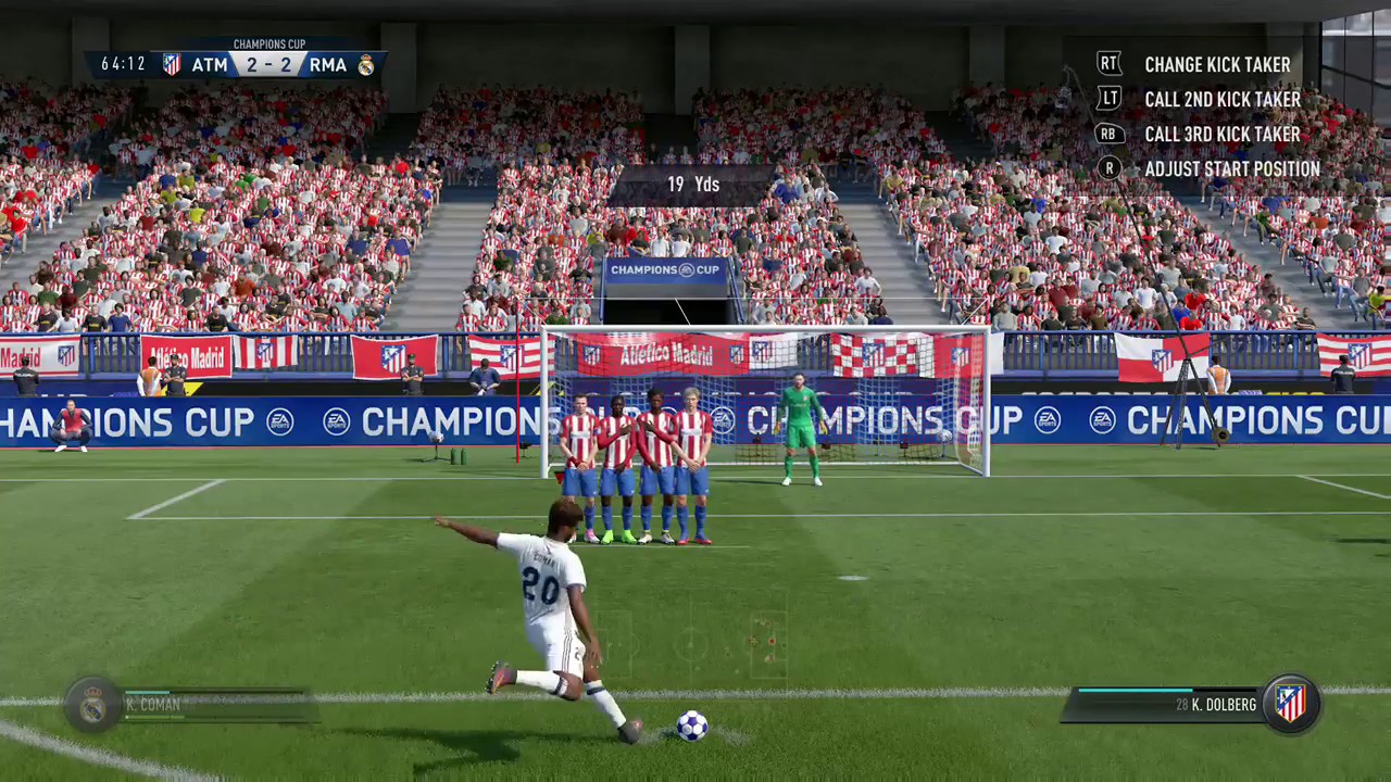 Kingsley Coman amazing Freekick Goal! ~ FIFA 17